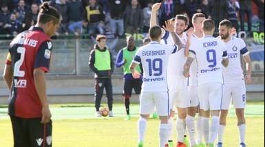 Serie A: Cagliari-Inter 1-5, Torino-Palermo 3-1, Empoli-Genoa 0-2, Crotone-Sassuolo 0-0