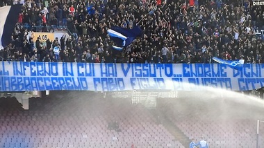 Quagliarella: «Lo striscione dei tifosi del Napoli? Ci ho fatto un poster»