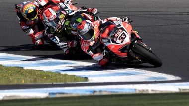 SBK Ducati, Melandri: «Grande weekend, bella sensazione»