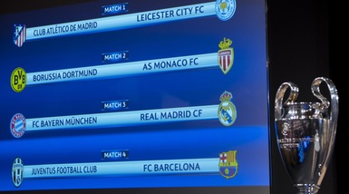 Champions League, il programma dei quarti di finale