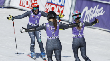 Sci, Aspen è azzurra: Brignone, Goggia e Bassino sul podio
