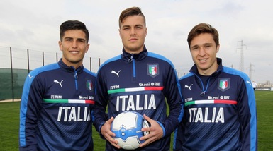 Chiesa, Bonifazi, Favilli: è l'Italia Under21 degli esordienti