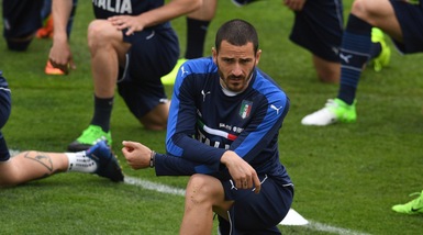 Italia: Bonucci ko, salta l'allenamento