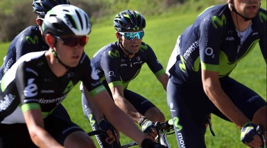 Giro di Catalogna: la Movistar vince la seconda tappa, Valverde leader