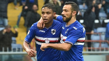 Serie A Sampdoria, Quagliarella: «Muriel forte, Schick un po' solista»