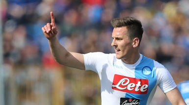 Napoli, da Milik messaggio a Sarri: «Mertens super, io aspetto... per ora»