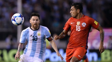 Argentina-Cile 1-0: Messi decide il match