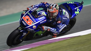 MotoGp Qatar, Viñales: «Soddisfatto nonostante la caduta»