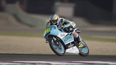 Moto3 Qatar, Mir svetta nel warm up