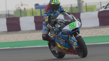 Moto2 Qatar, Morbidelli vola nel warm up