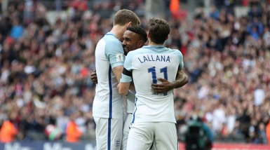 Mondiali 2018: Inghilterra-Lituania 2-0, gol di Defoe per il piccolo Bradley