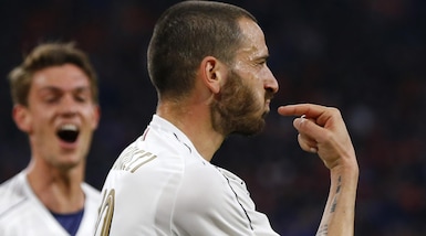 Italia, Bonucci: «Foto Barzagli? È un grande professionista»