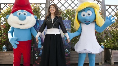 Cristina D'Avena e i Puffi al cinema, la presentazione a Roma