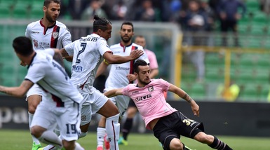 Palermo-Cagliari 1-3: i sardi vincono in rimonta