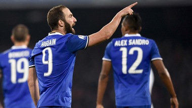 Juventus, Higuain segna e indica De Laurentiis: «E' colpa tua»