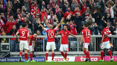 Bundesliga: il Bayern Monaco travolge 4-1 il Borussia Dortmund, Lipsia a -10