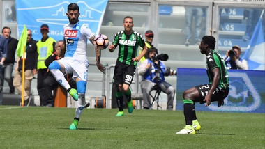 Serie A Sassuolo-Napoli 2-2, il tabellino