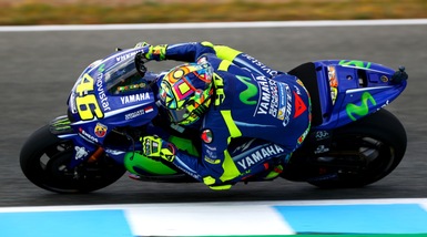 MotoGp, Jerez: Pedrosa domina, le immagini di Rossi in ritardo