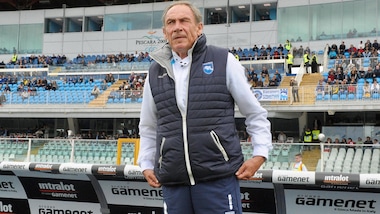 Serie A Pescara, Zeman: «Rosso Benali? Una brutta cosa...»