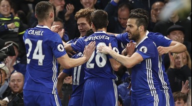 Premier League, Chelsea-Middlesbrough 3-0: Conte è a tre punti dal titolo