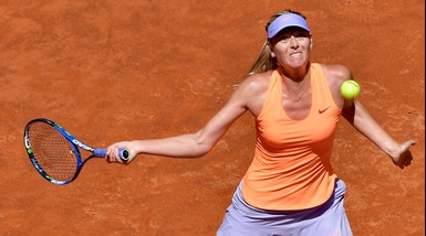 Internazionali d'Italia, esordio ok per la Sharapova