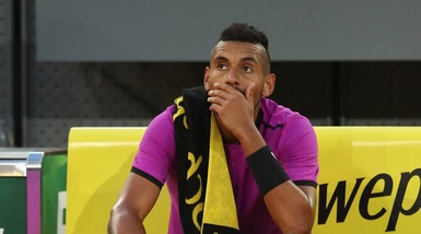 Internazionali d'Italia: Kyrgios costretto al ritiro, problema all'anca