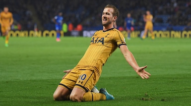 Premier League: Leicester-Tottenham 1-6, poker di Kane