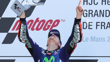 MotoGp Le Mans, Vinales: «Ultimo giro incredibile»