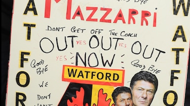 Watford, i tifosi salutano Mazzarri in modo polemico