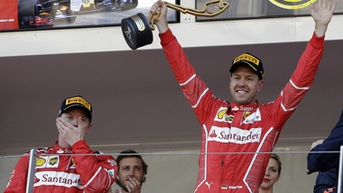 F1 Ferrari, Vettel: «Vittoria incredibile, grazie al team»