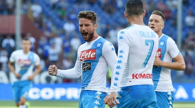 Sampdoria-Napoli 2-4: girandola di emozioni a Marassi