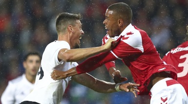 Amichevoli, Danimarca-Germania 1-1: errore di Rüdiger sul gol di Eriksen