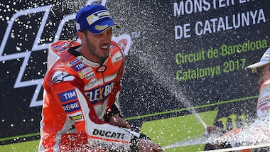 MotoGp, Catalogna: Che festa Dovizioso! Guarda le foto