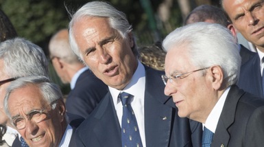 Mattarella visita il Coni: «Lo sport è l'immagine dell'Italia»
