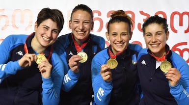 Europei Scherma: Italia d'oro nella sciabola femminile