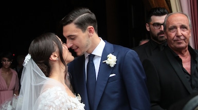 Darmian, le nozze con Francesca: presenti anche Ventura, Cerci e Schneiderlin