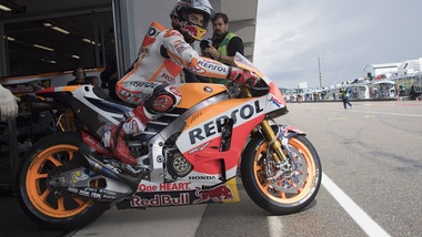 MotoGp Germania: terze libere a Marquez, Rossi è sesto