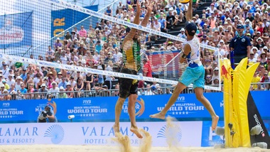 Beach Volley: Lupo-Nicolai superano ancora Alison-Bruno e vanno in finale