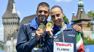 Mondiali Budapest, nuoto sincronizzato: Flamini e Minisini, storico oro