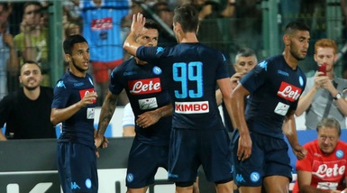 Napoli-Chievo 1-1: Ounas risponde a Inglese