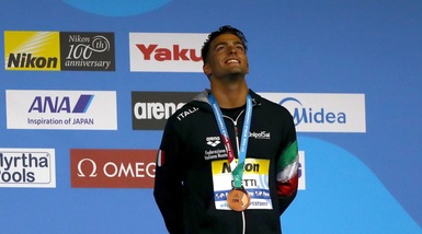 Mondiali nuoto, Detti conquista il bronzo nei 400 sl