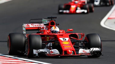 F1 Ungheria, Vettel e Raikkonen davanti a tutti