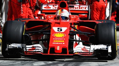 F1 Ungheria, Ferrari show: vince Vettel, secondo Raikkonen