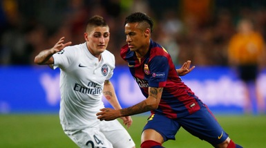 Dalla Spagna: «Neymar al Psg e Verratti al Barcellona»