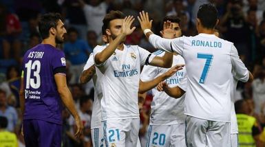 Trofeo Bernabeu, Real Madrid-Fiorentina 2-1: decisivo Cristiano Ronaldo