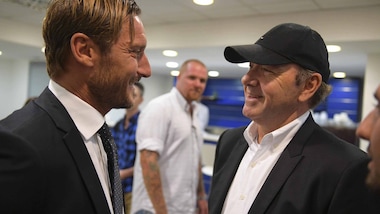 Kevin Spacey all'Olimpico per assitere a Roma-Inter