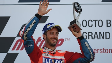 MotoGp Silverstone: impresa Dovizioso, i complimenti di Lotti e Malagò