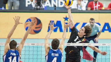 Volley: Europei, le ambizioni azzurre a si infrangono sulle mani del Belgio