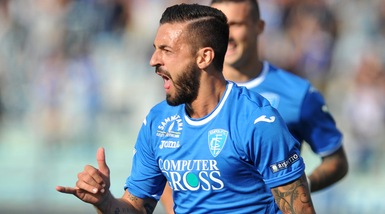 Serie B, Empoli-Bari 3-2: Caputo devastante, due gol e un assist