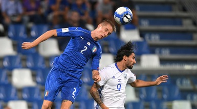 Italia, trauma distorsivo alla caviglia per Andrea Conti